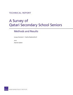 bokomslag A Survey of Qatari Secondary School Seniors