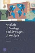 bokomslag Analysis of Strategy and Strategies of Analysis