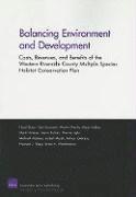 Balancing Environment and Development 1