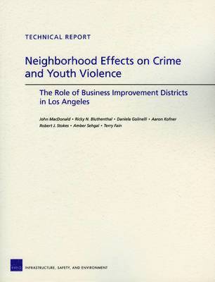 John MacDonald, Ricky N Bluthenthan, Daniela Golinelli, Aaron Kofner, Robert J Stokes - Neighborhood Effects on Crime and Youth Violence, Häftad