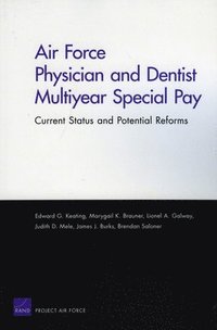 bokomslag Air Force Physician and Dentist Multiyear Special Pay