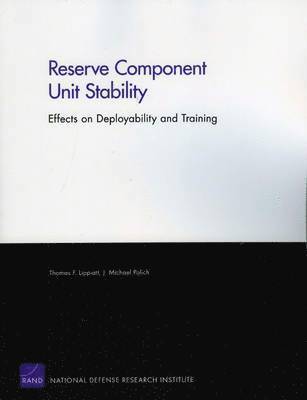 bokomslag Reserve Component Unit Stability
