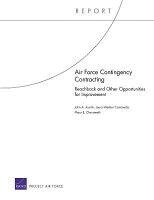 Ausink, CASTANEDA, Chenoweth - Air Force Contingency Contracting, Häftad