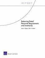 James H. Bigelow, Albert A. Robbert - Balancing Rated Personnel Requirements and Inventories, Häftad