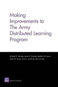 bokomslag Making Improvements to the Army Distributed Learning Program