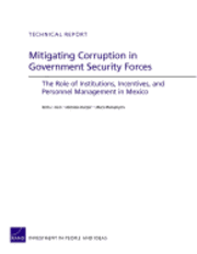 Beth J. Asch, Nicholas Burger, Mary Manqing Fu - Mitigating Corruption in Government Security Forces, Häftad