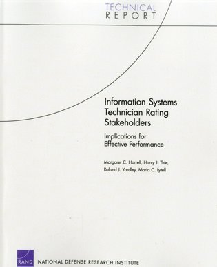 Margaret C. Harrell, Harry J. Thie, Roland J. Yardley, Maria C. Lytell - Information Systems Technician Rating Stakeholders, Häftad