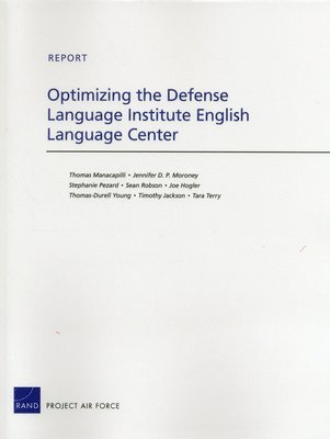 bokomslag Optimizing the Defense Language Institute English Language Center