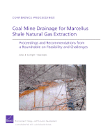 Aimee E. Curtright, Kate Giglio - Coal Mine Drainage for Marcellus Shale Natural Gas Extraction, Häftad