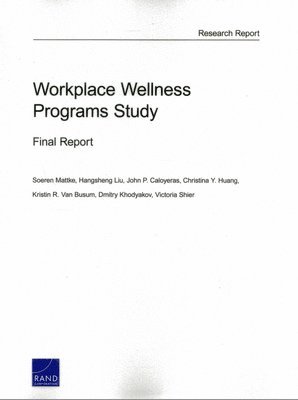 bokomslag Workplace Wellness Programs Study