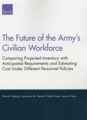 Shanthi Nataraj, Lawrence M. Hanser, Frank Camm, Jessica Yeats - Future of the Army's Civilian Workforce, Häftad