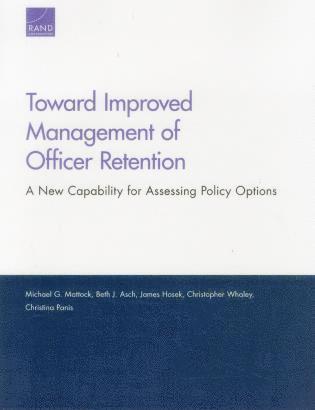 bokomslag Toward Improved Management of Officer Retention