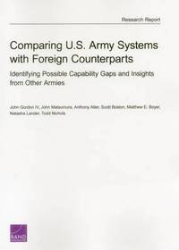 bokomslag Comparing U.S. Army Systems with Foreign Counterparts