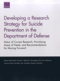 bokomslag Developing a Research Strategy for Suicide Prevention in the Department of Defense