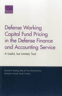 bokomslag Defense Working Capital Fund Pricing in the Defense Finance and Accounting Service