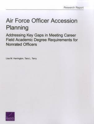 Lisa M. Harrington, Tara L. Terry - Air Force Officer Accession Planning, Häftad