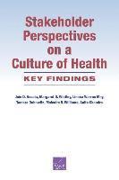 Joie D. Acosta, Margaret D. Whitley, Linnea Warren May, Tamara Dubowitz, Malcolm V. Williams, Anita Chandra - Stakeholder Perspectives on a Culture of Health, Häftad