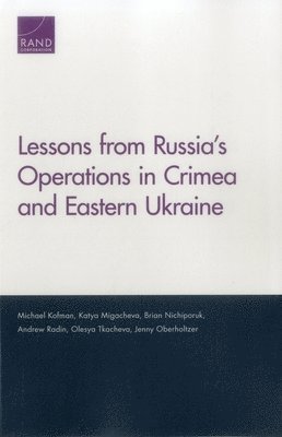 bokomslag Lessons from Russia's Operations in Crimea and Eastern Ukraine