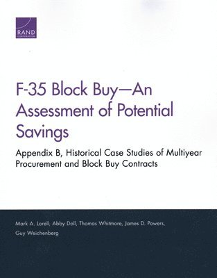 bokomslag F-35 Block Buy--An Assessment of Potential Savings