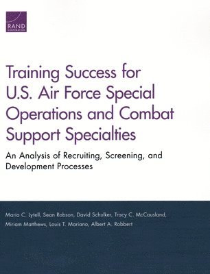 bokomslag Training Success for U.S. Air Force Special Operations and Combat Support Specialties
