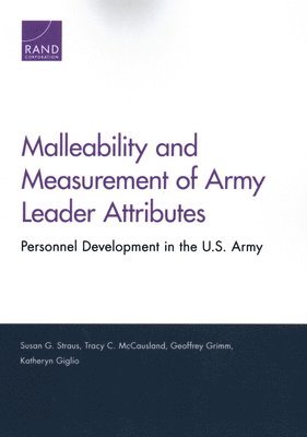 Malleability and Measurement of Army Leader Attributes 1