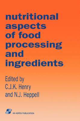 bokomslag Nutritional Aspects Food Processing & Ingredients