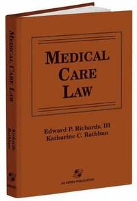 bokomslag Medical Care Law