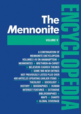 bokomslag Mennonite Encyclopedia: v. 5