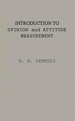 Introduction to Opinion and Attitude Measurement 1