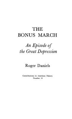 Roger Daniels - Bonus March, Inbunden