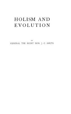 Holism and Evolution