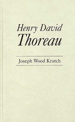 bokomslag Henry David Thoreau