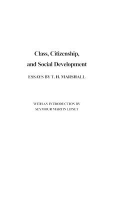 bokomslag Class, Citizenship, and Social Development