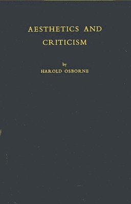 bokomslag Aesthetics and Criticism