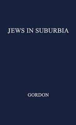 bokomslag Jews in Suburbia