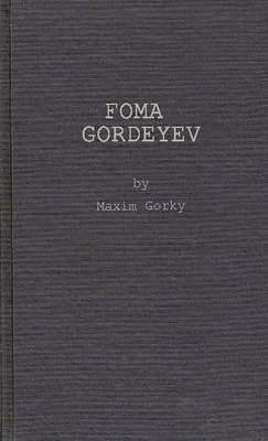 bokomslag Foma Gordeyev