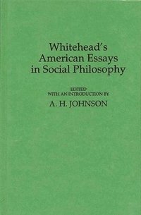 bokomslag Whitehead's American Essays in Social Philosophy