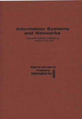 bokomslag Information Systems and Networks