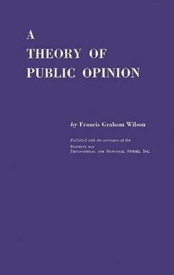 bokomslag A Theory of Public Opinion