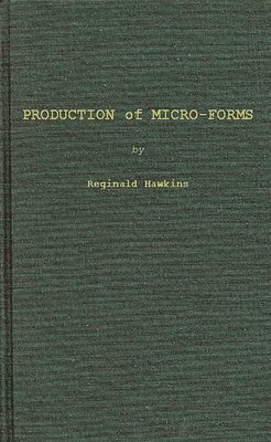 bokomslag Production of Micro-forms