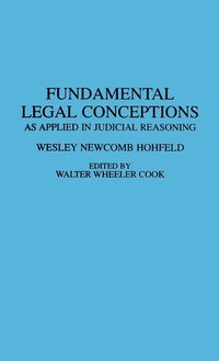 bokomslag Fundamental Legal Conceptions