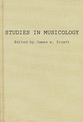 Studies in Musicology