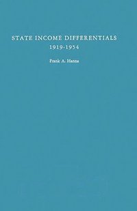 bokomslag State Income Differentials, 1919-1954