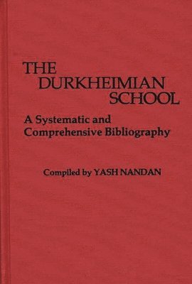bokomslag The Durkheimian School
