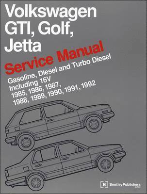 Volkswagen GTI, Golf, Jetta Service Manual 1985-1992, Inbunden. Tillgänglighet: Tillfälligt slut