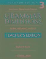 bokomslag Grammar Dimensions 3: Teacher's Edition