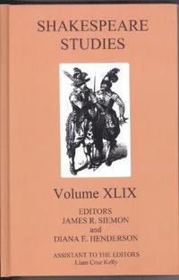 bokomslag Shakespeare Studies, Volume XLIX