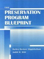 Preservation Program Blueprint