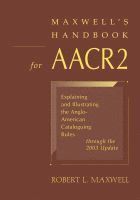 bokomslag Maxwell's Handbook for AACR2