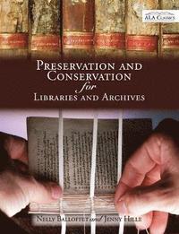 bokomslag Preservation and Conservation for Libraries and Archives